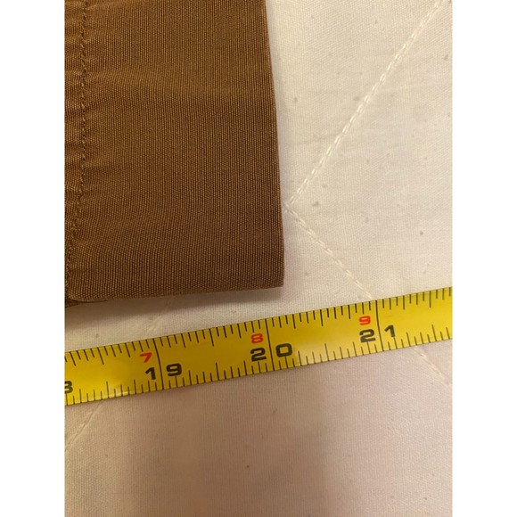 Liz Claiborne (Liz Wear Jeans) Brown Cropped Pants  Flat Front Size 14 - Picture 5 of 6